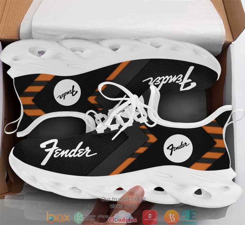 BEST Fender Grey Orange Clunky Max Soul shoes 8