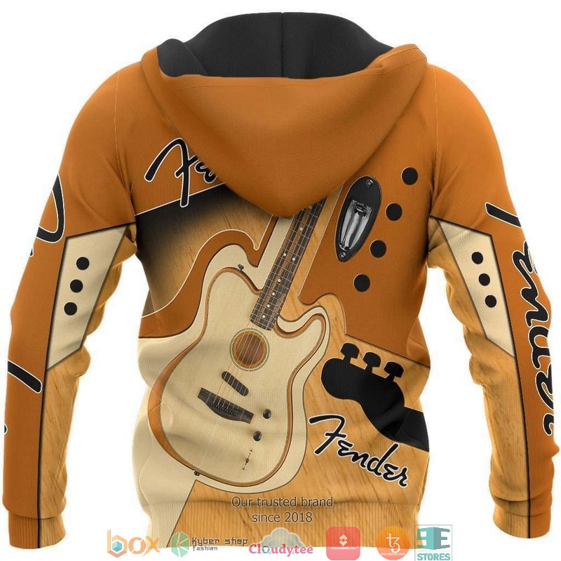 NEW Fender Guitar Brown 3d shirt, hoodie 15