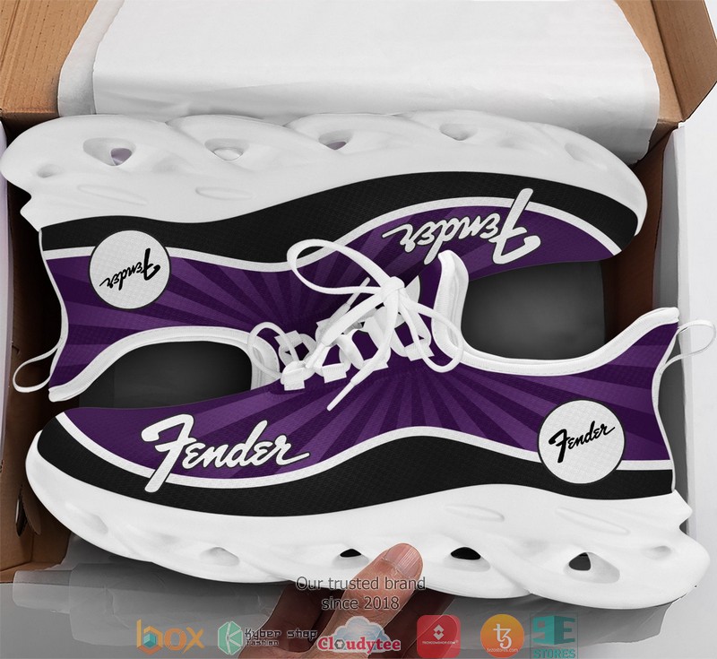 BEST Fender Purple 3d illusion Clunky Max Soul shoes 4