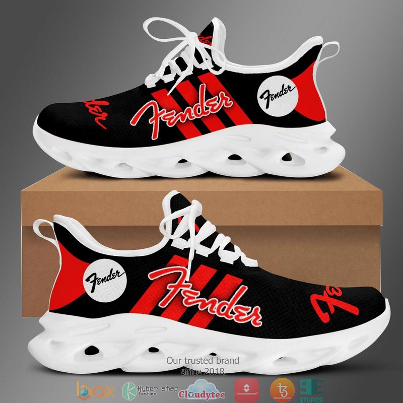 BEST Fender Red Black Adidas Clunky Max Soul shoes 5