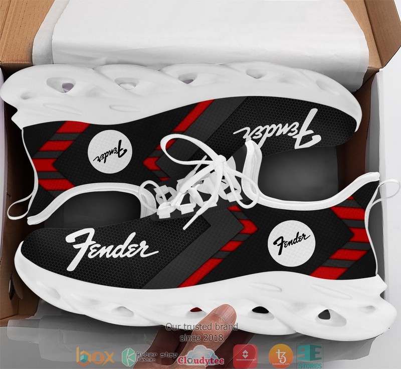 BEST Fender Red line black Clunky Max Soul shoes 8