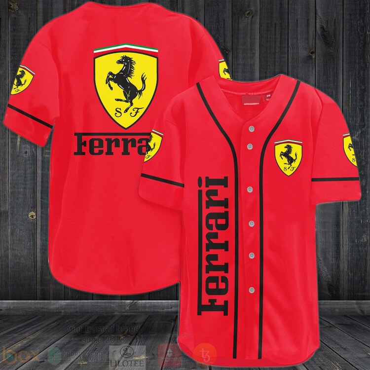 TOP Ferrari AOP Baseball Jersey 3