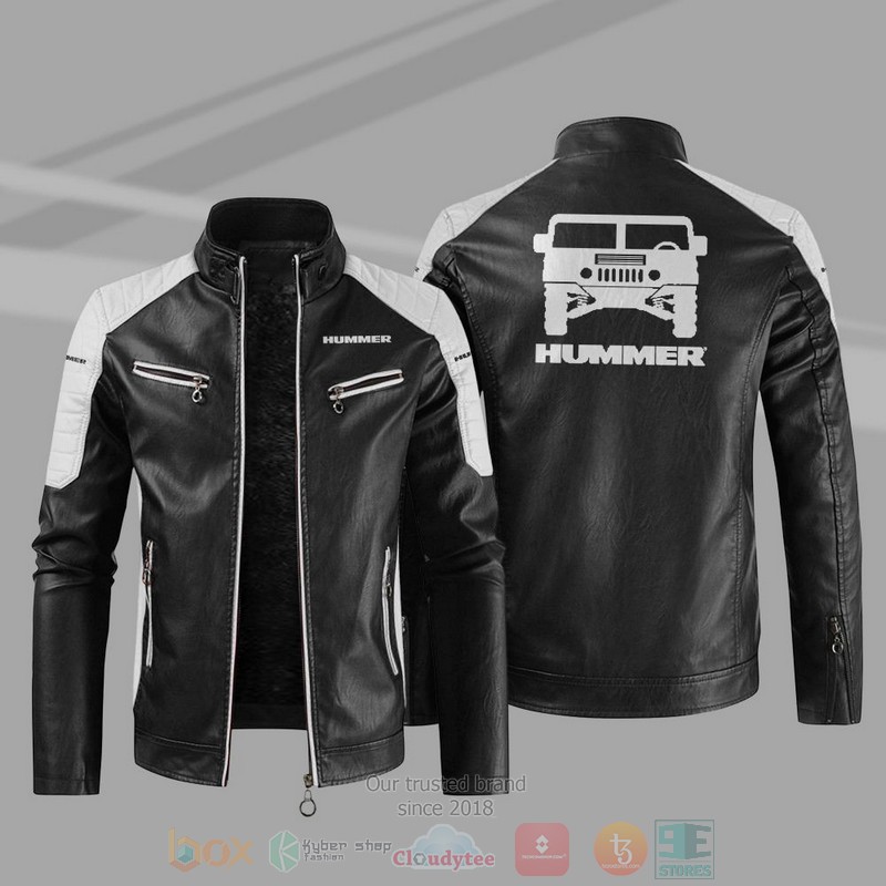 BEST Hummer Block PU Leather Jacket 10
