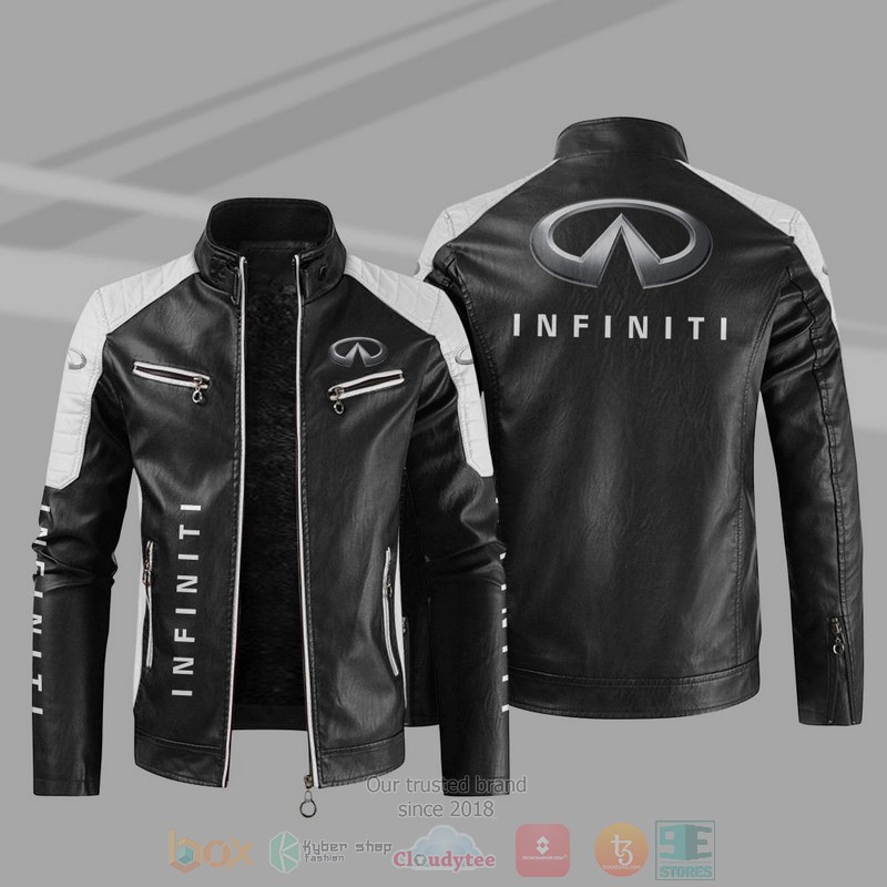 BEST Infiniti Block PU Leather Jacket 10