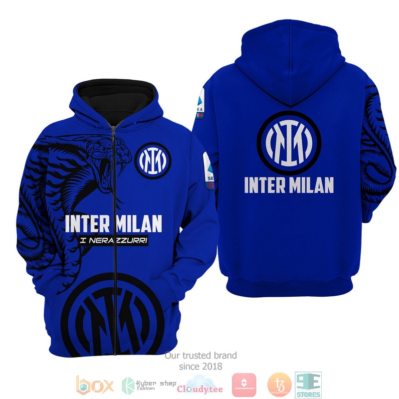 NEW Inter Milan full printed shirt, hoodie 34