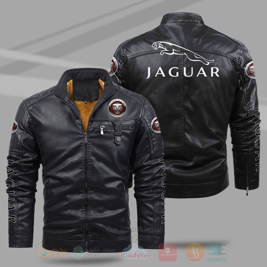 TOP Jaguar Fleece 2D Leather Pu Jacket 9