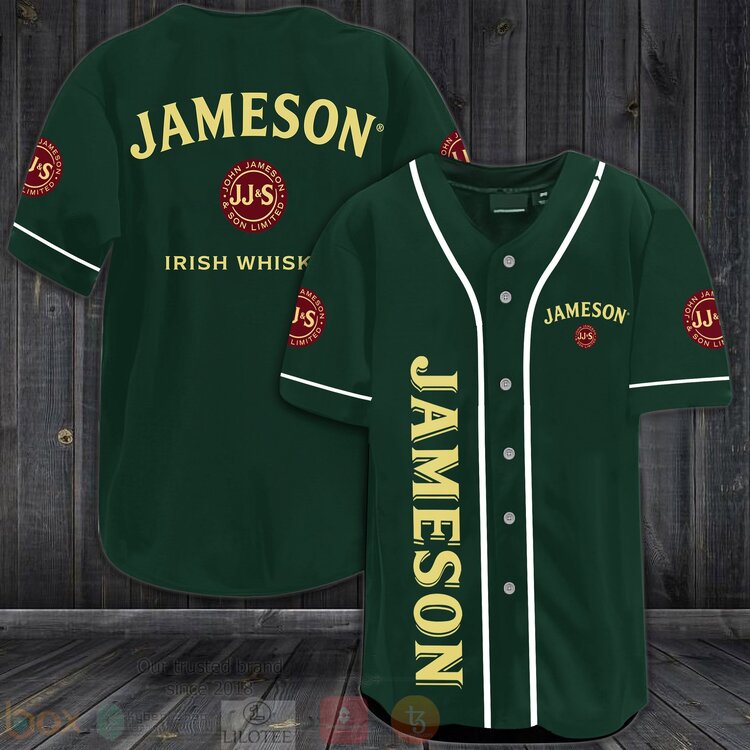 TOP Jameson Irish Whiskey AOP Baseball Jersey 2