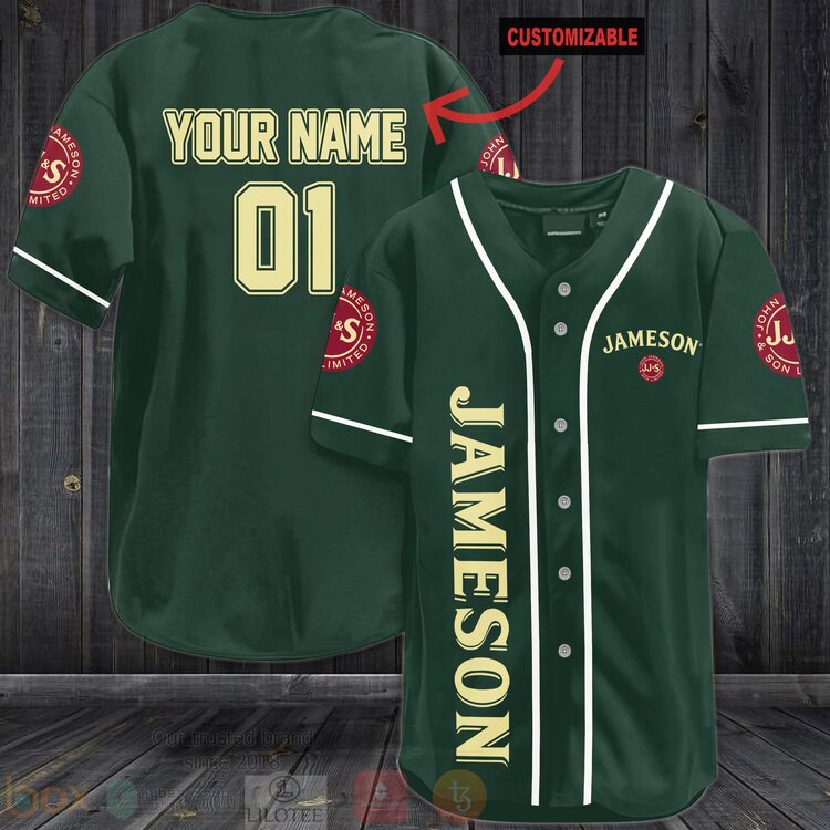 TOP Jameson Personalized AOP Baseball Jersey 3