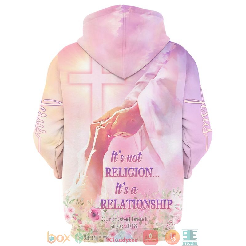 NEW Jesus It's not religion It's a relationship hoodie and shirt 23
