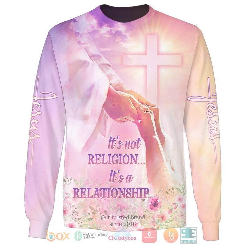 NEW Jesus It's not religion It's a relationship hoodie and shirt 9