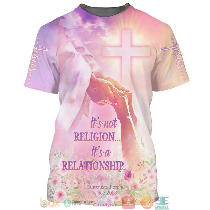 NEW Jesus It's not religion It's a relationship hoodie and shirt 10
