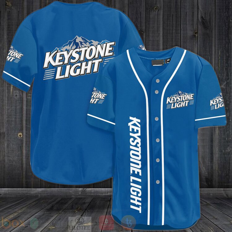 TOP Keystone Light AOP Baseball Jersey 3