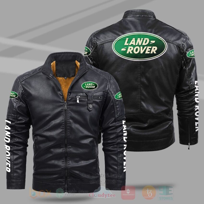 TOP Land Rover Fleece 2D Leather Pu Jacket 8