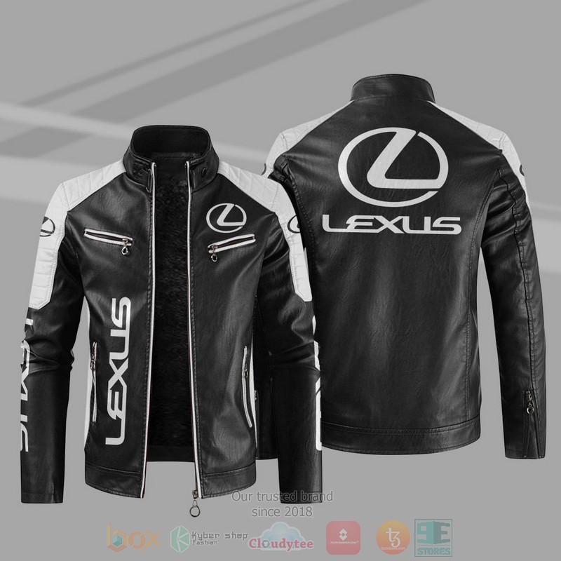 BEST Lexus Block PU Leather Jacket 10