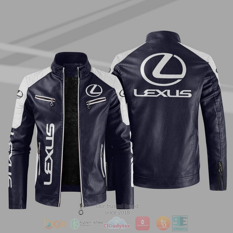 BEST Lexus Block PU Leather Jacket 3 BEST Lexus Block PU Leather Jacket - Image 3