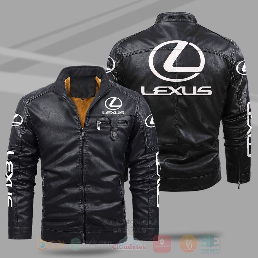 TOP Lexus Fleece 2D Leather Pu Jacket 9