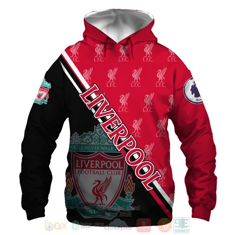 BEST Liverpool FC black red All Over Print 3D shirt, hoodie 49
