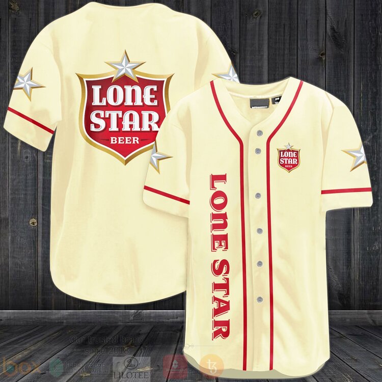 TOP Lone Star Brewing Company AOP Baseball Jersey 3