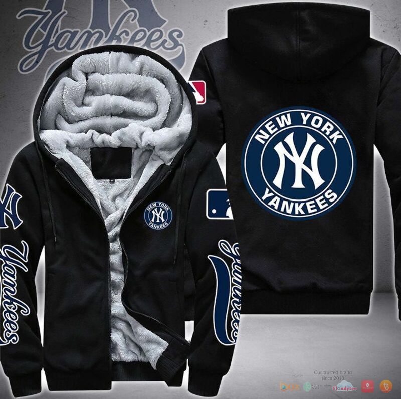 HOT MLB HOT York Yankees Fleece Hoodie 9