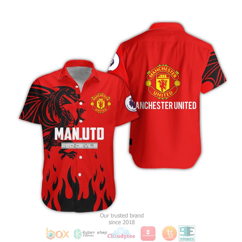 NEW Manchester United Red Devils full printed shirt, hoodie 7