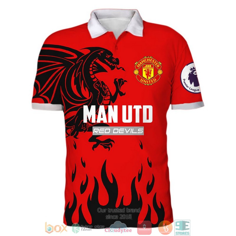 NEW Manchester United Red Devils full printed shirt, hoodie 40