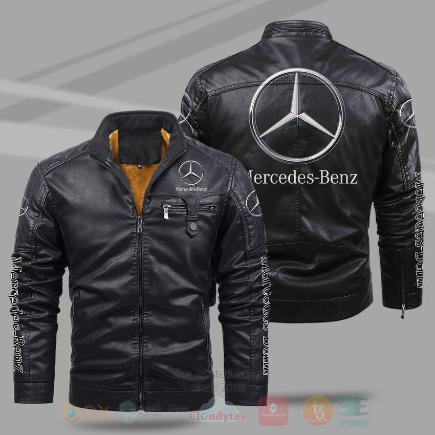 TOP Mercedes Fleece 2D Leather Pu Jacket 8