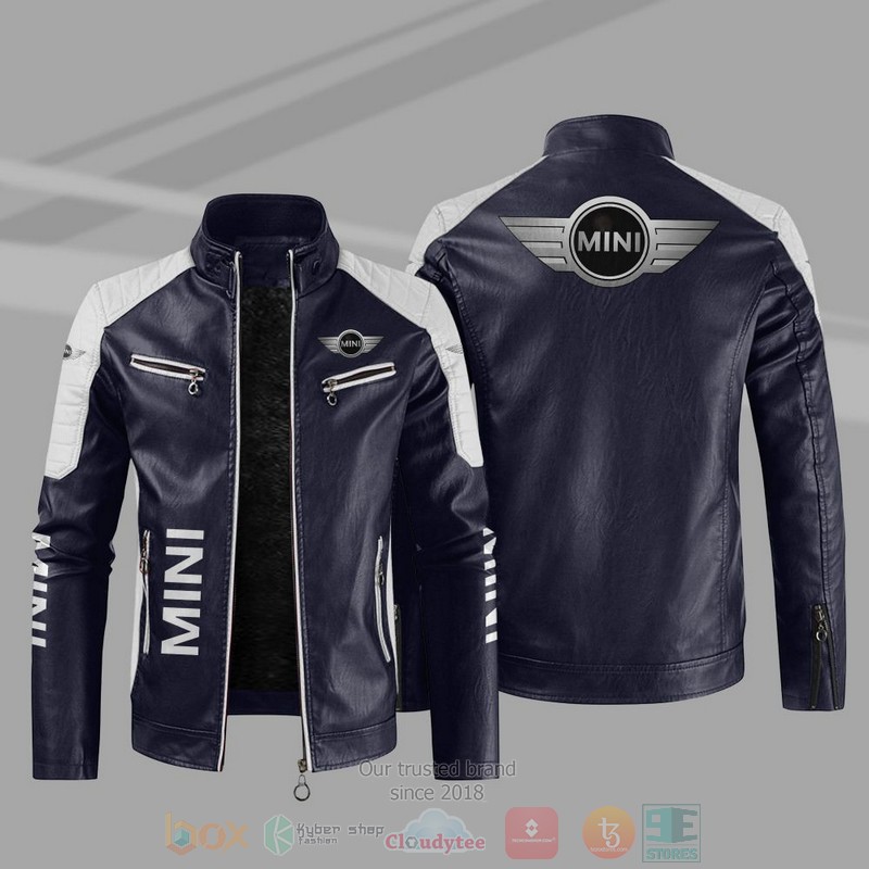 BEST Mini Car Block PU Leather Jacket 3 BEST Mini Car Block PU Leather Jacket - Image 3