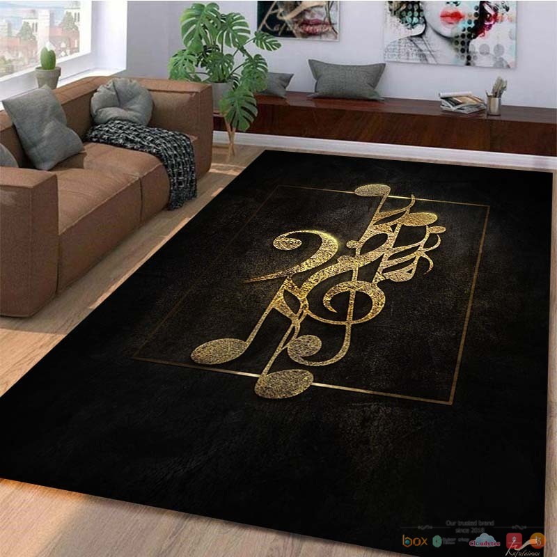 HOT Music Note Carpet Rug 3