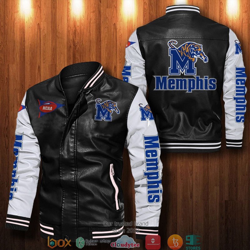 BEST Memphis Tigers Bomber Leather Jacket 13
