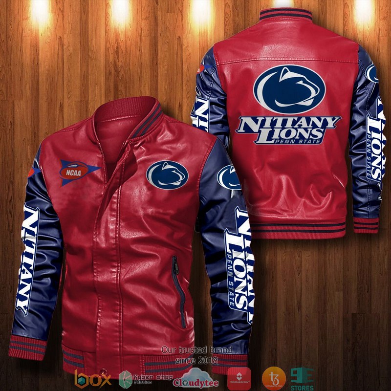 BEST Penn State Nittany Lions Bomber Leather Jacket 5 BEST Penn State Nittany Lions Bomber Leather Jacket - Image 5
