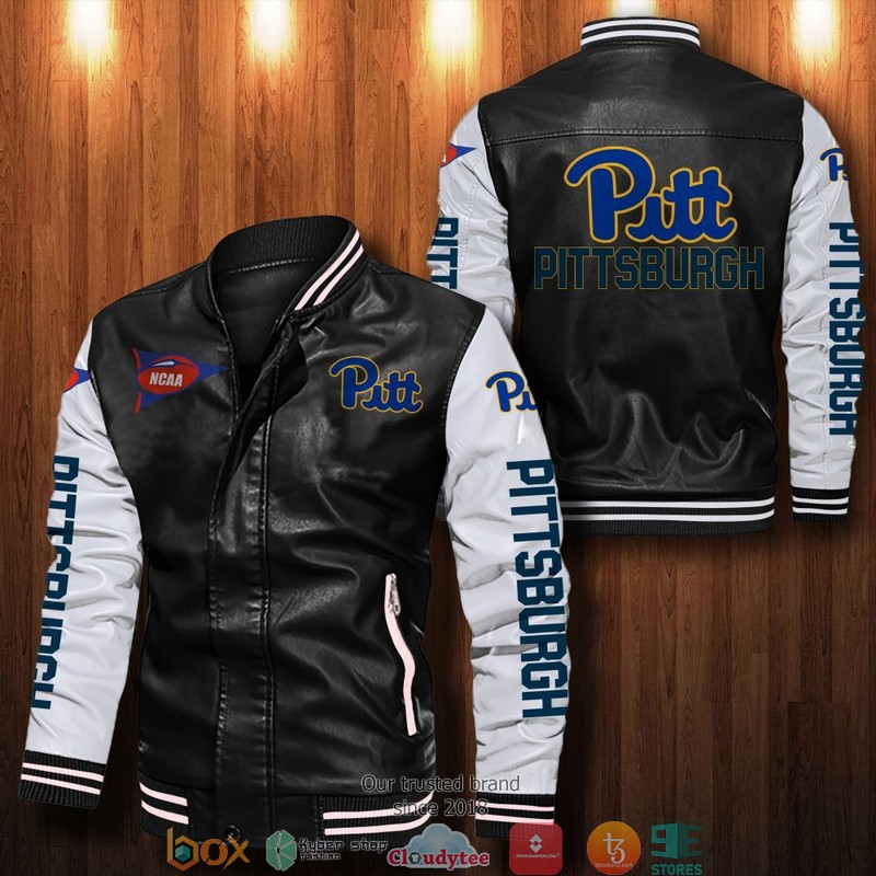 BEST Pittsburgh Panthers Bomber Leather Jacket 13