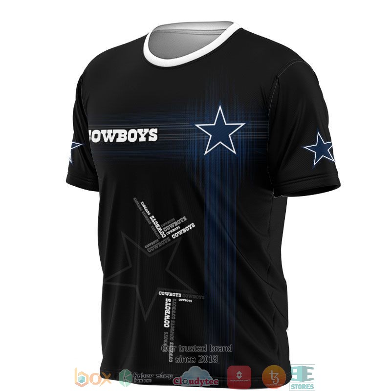 NEW Dallas Cowboys Black Navy full printed shirt, hoodie 10