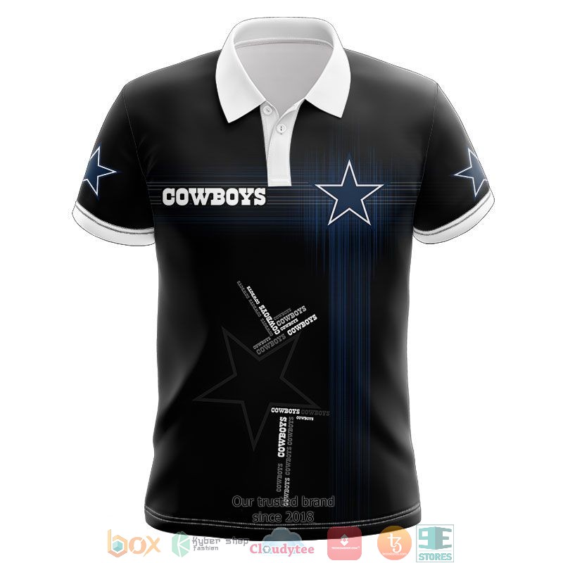NEW Dallas Cowboys Black Navy full printed shirt, hoodie 21