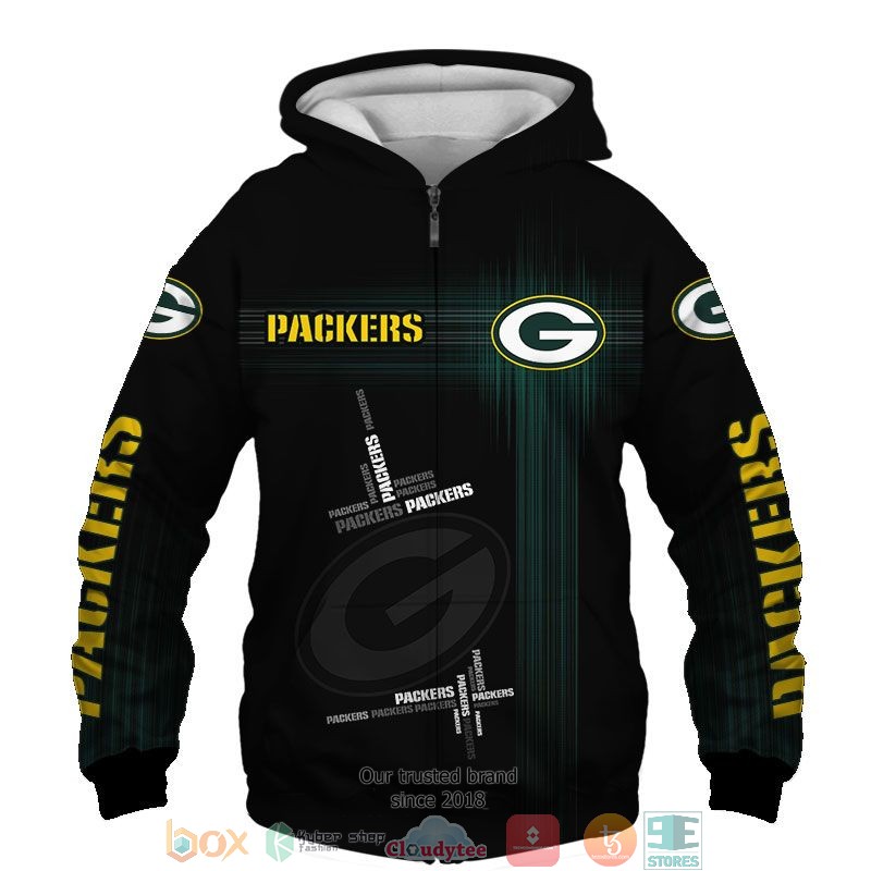 NEW Green Bay Packers Dark Green full printed shirt, hoodie 26