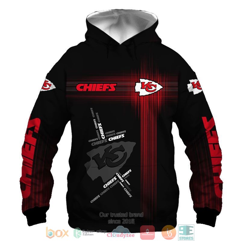 NEW Kansas City Chiefs Red full printed shirt, hoodie 50