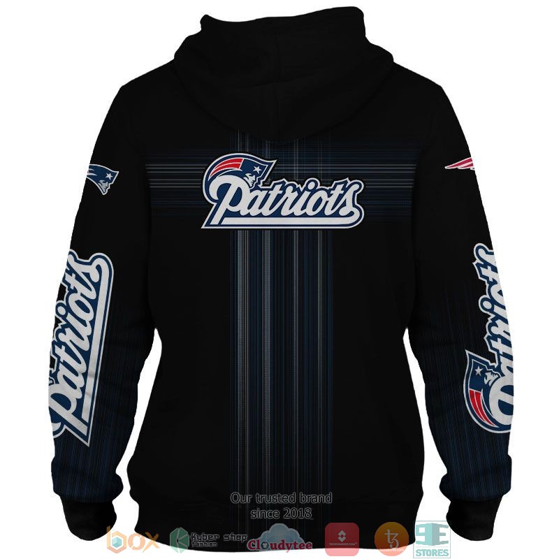 NEW New England Patriots Navy full printed shirt, hoodie 2
