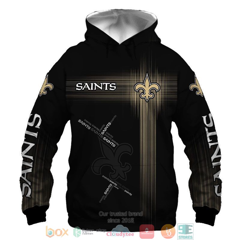 NEW New Orleans Saints Gold full printed shirt, hoodie 1