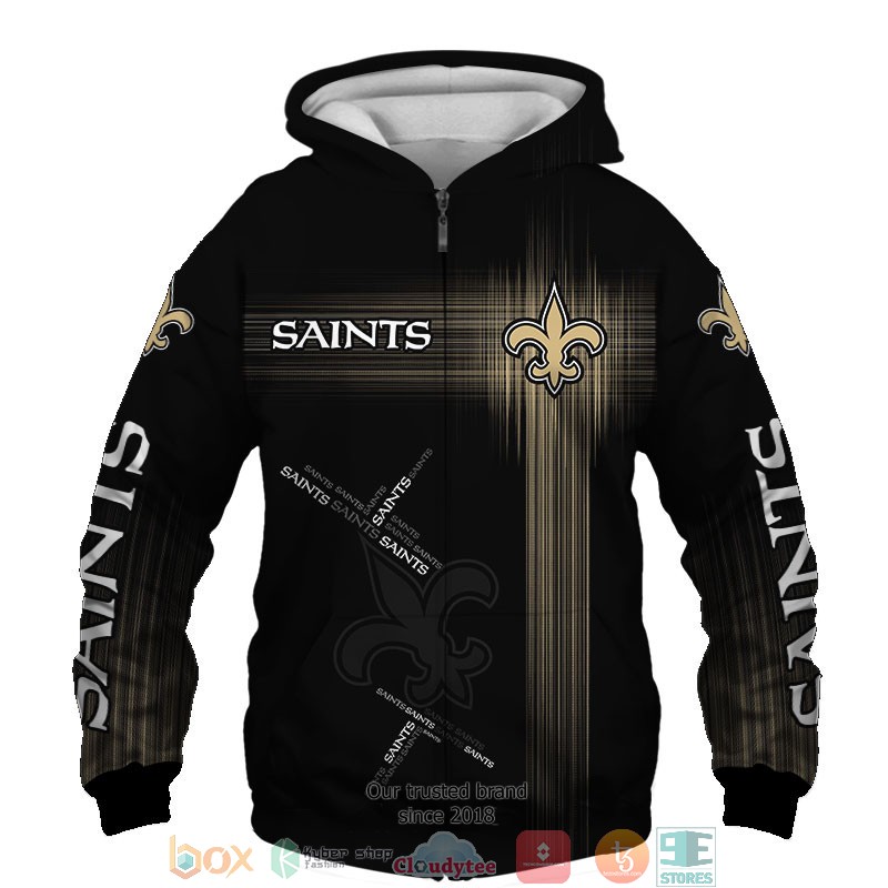 NEW New Orleans Saints Gold full printed shirt, hoodie 3