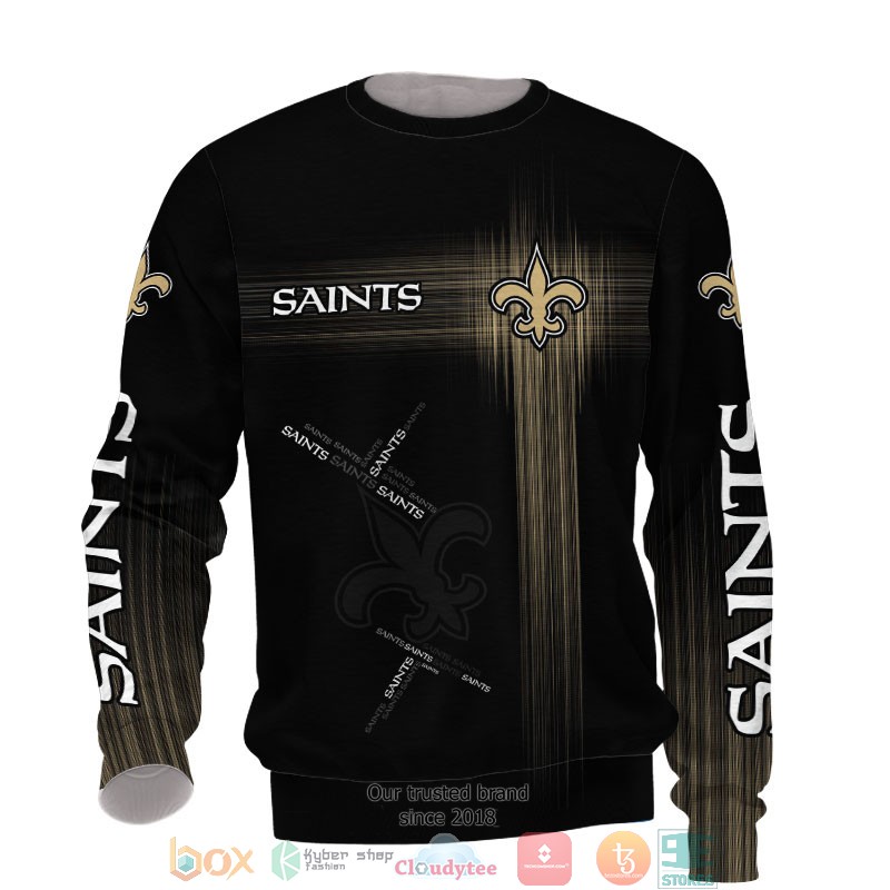 NEW New Orleans Saints Gold full printed shirt, hoodie 4