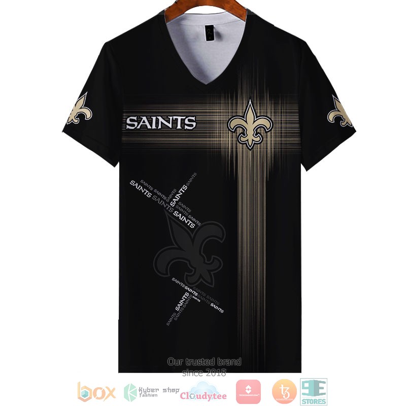 NEW New Orleans Saints Gold full printed shirt, hoodie 8