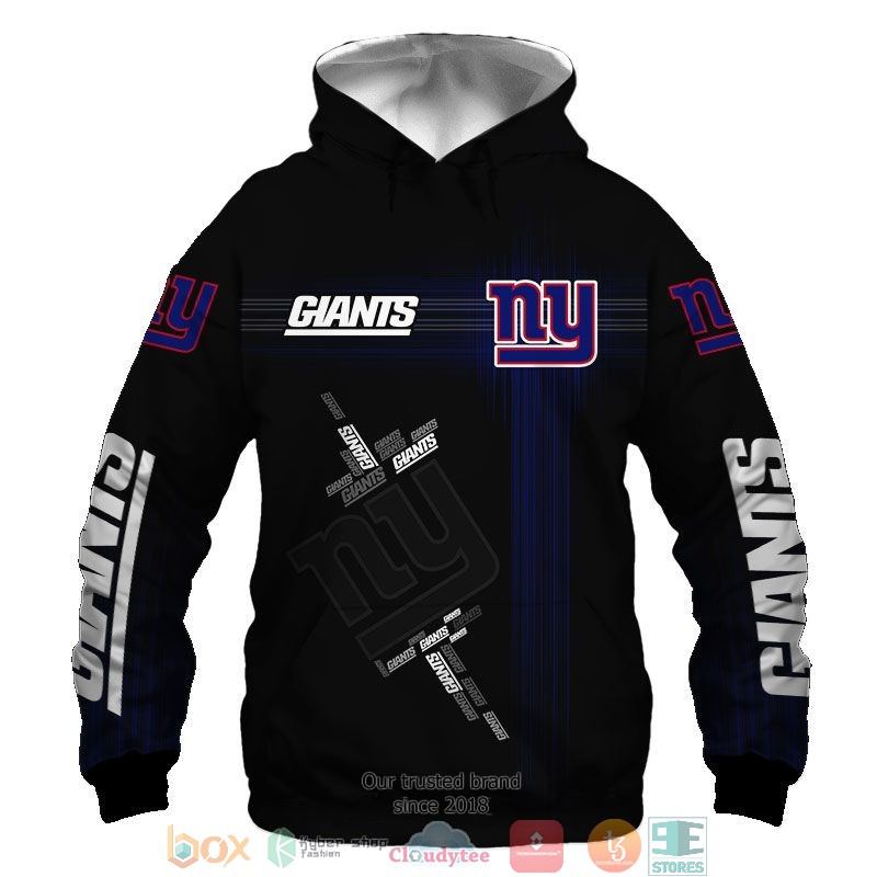 NEW New York Giants Blue full printed shirt, hoodie 52