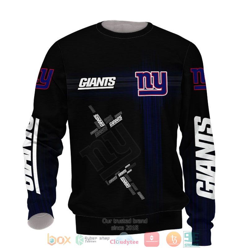 NEW New York Giants Blue full printed shirt, hoodie 27