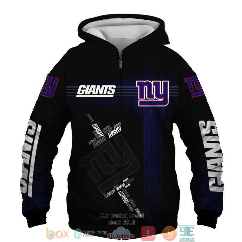 NEW New York Giants Blue full printed shirt, hoodie 38
