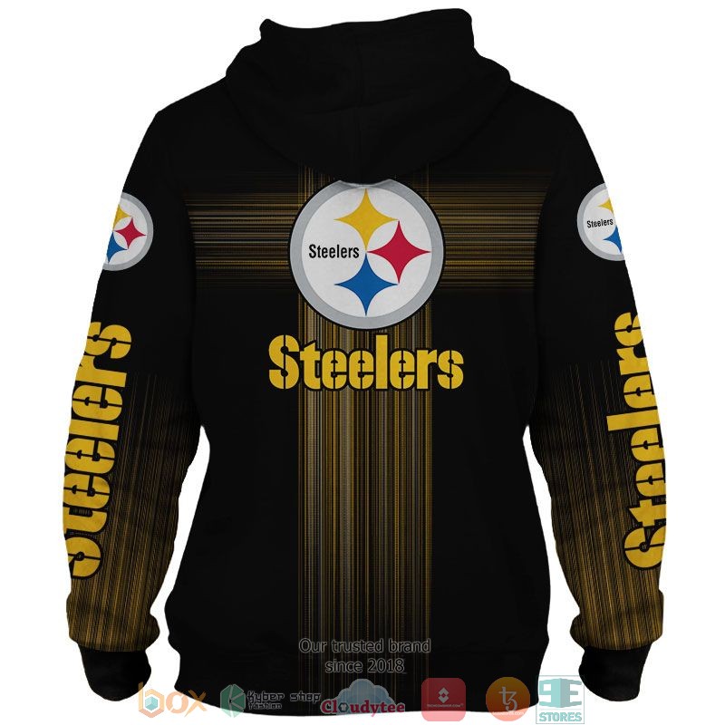 NEW Pittsburgh Steelers Yellow full printed shirt, hoodie 58