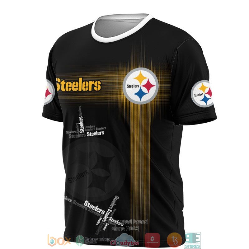 NEW Pittsburgh Steelers Yellow full printed shirt, hoodie 10