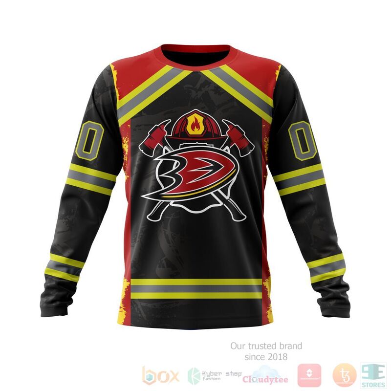 TOP NHL Anaheim Ducks Honnor Firefighter Black All Over Print Custom 3D Hoodie, Shirt 3 TOP NHL Anaheim Ducks Honnor Firefighter Black All Over Print Custom 3D Hoodie, Shirt - Image 3