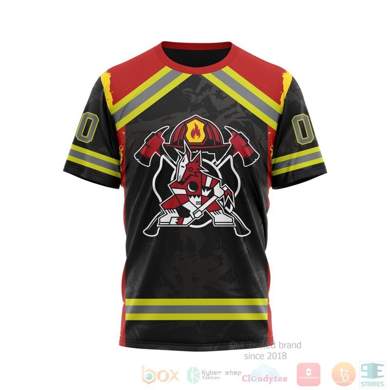 TOP NHL Arizona Coyotes Honnor Firefighter Black All Over Print Custom 3D Hoodie, Shirt 4 TOP NHL Arizona Coyotes Honnor Firefighter Black All Over Print Custom 3D Hoodie, Shirt - Image 4