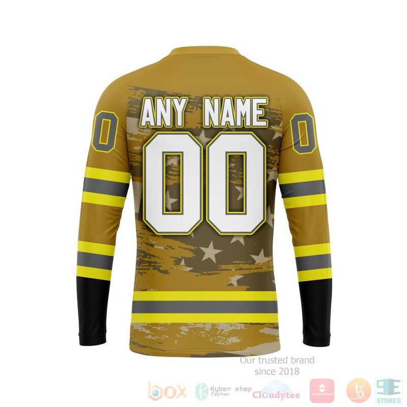 TOP NHL Arizona Coyotes Honnor Firefighter Yellow All Over Print Custom 3D Hoodie, Shirt 5 TOP NHL Arizona Coyotes Honnor Firefighter Yellow All Over Print Custom 3D Hoodie, Shirt - Image 5