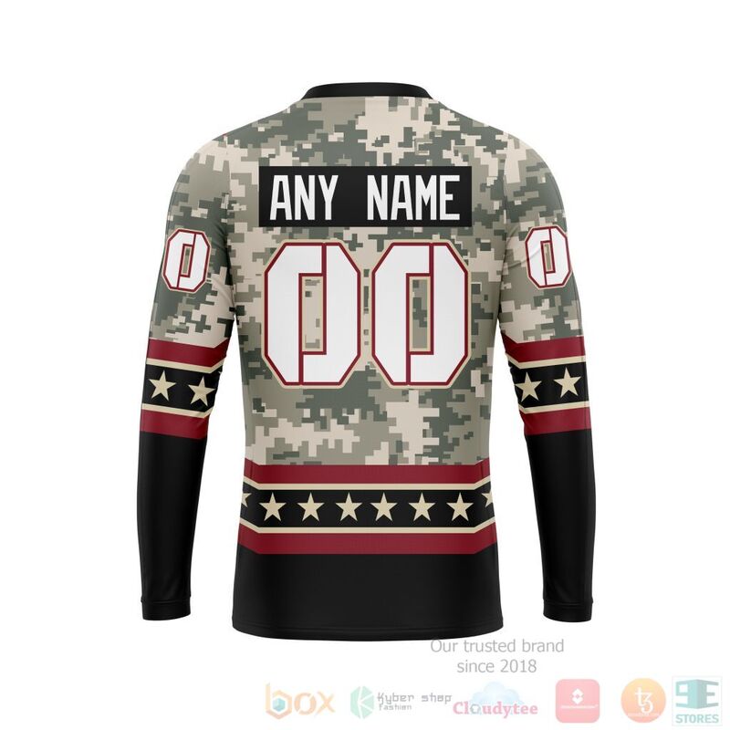 TOP NHL Arizona Coyotes Honor Military White Camo Color All Over Print Custom 3D Hoodie, Shirt 5