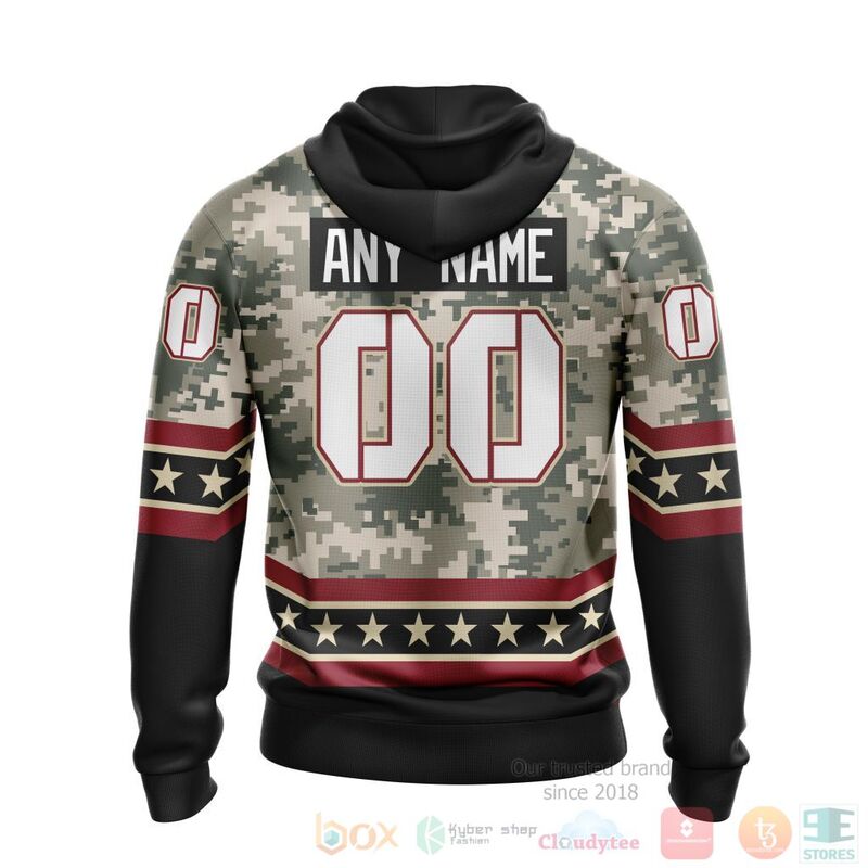 TOP NHL Arizona Coyotes Honor Military White Camo Color All Over Print Custom 3D Hoodie, Shirt 13